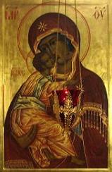 Храмовая икона Владимирской Божией Матери